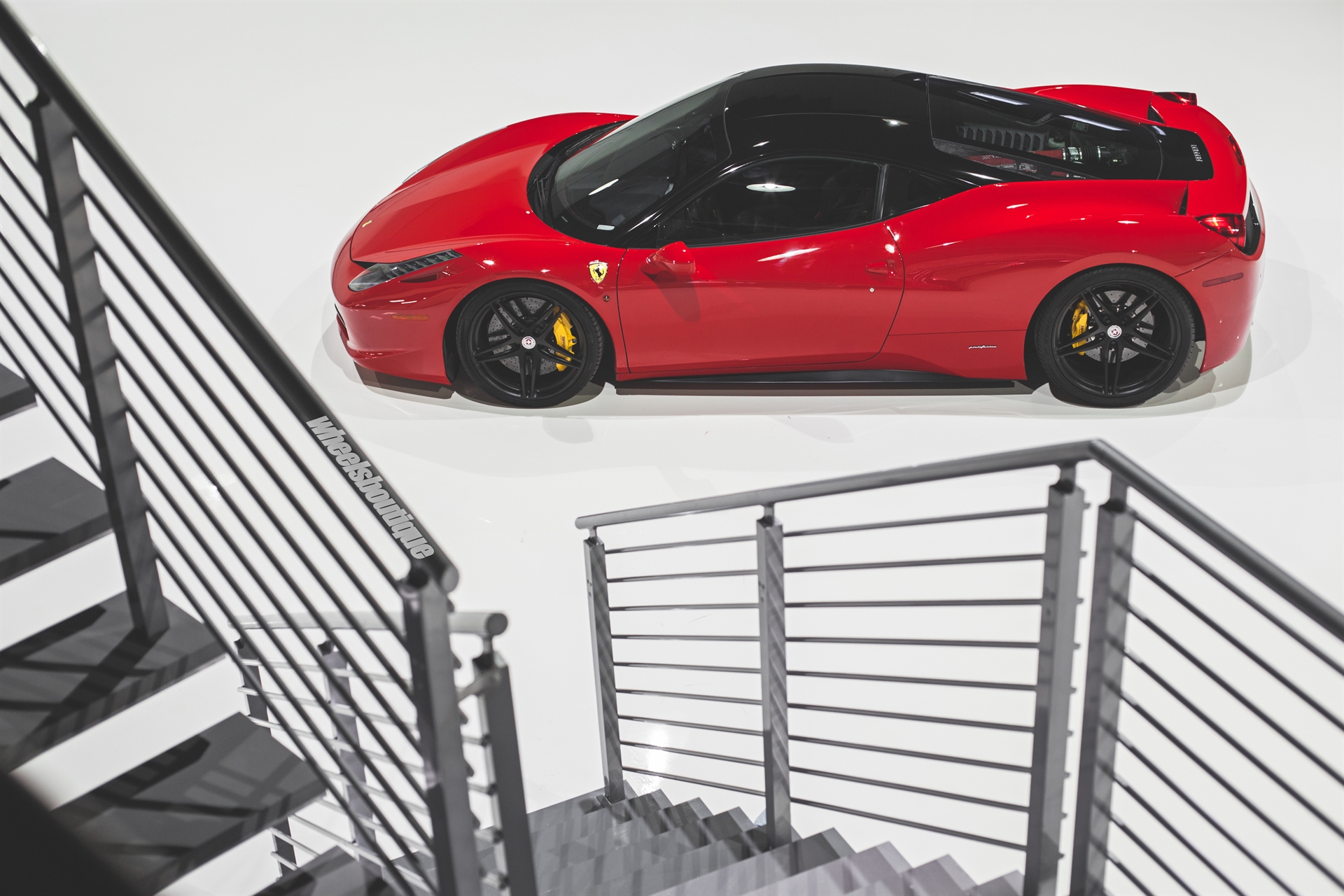 Ferrari 458 | Rosso Corza | on HRE P107 | Satin Black