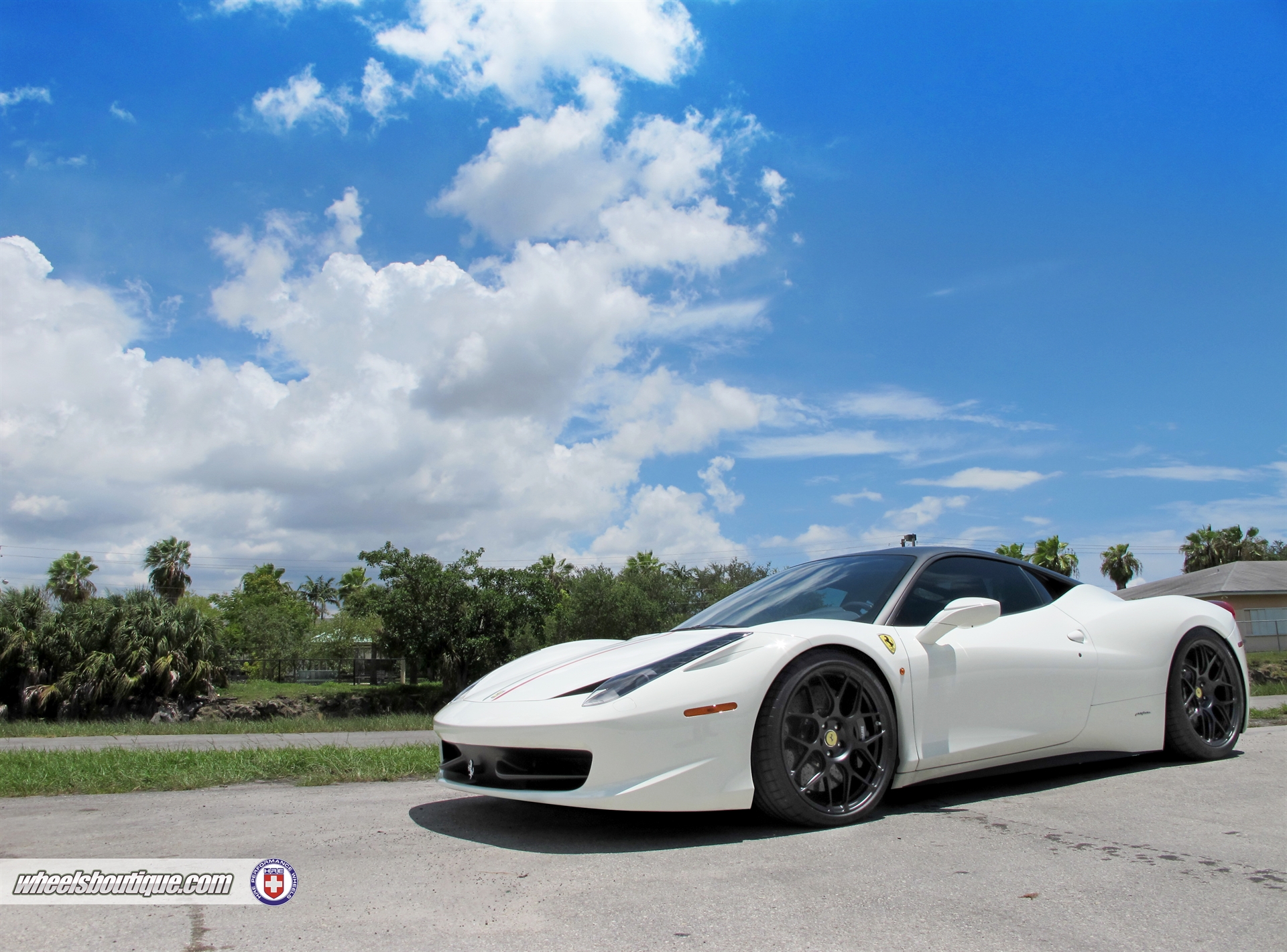 Ferrari 458 | Bianco Avus | Satin Black | P40SC