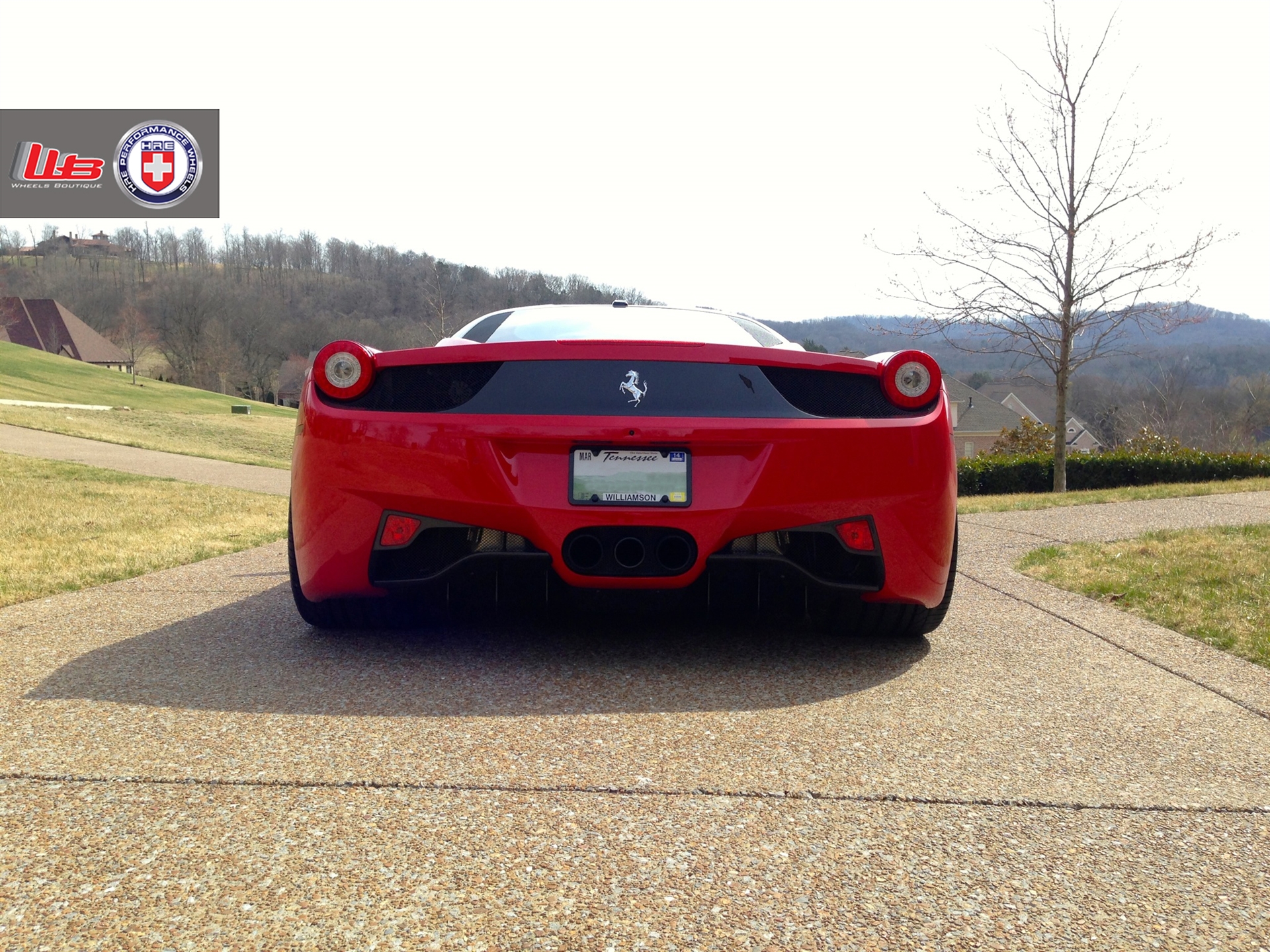 Ferrari 458 | Rosso Corsa | on HRE P107 | Satin Black