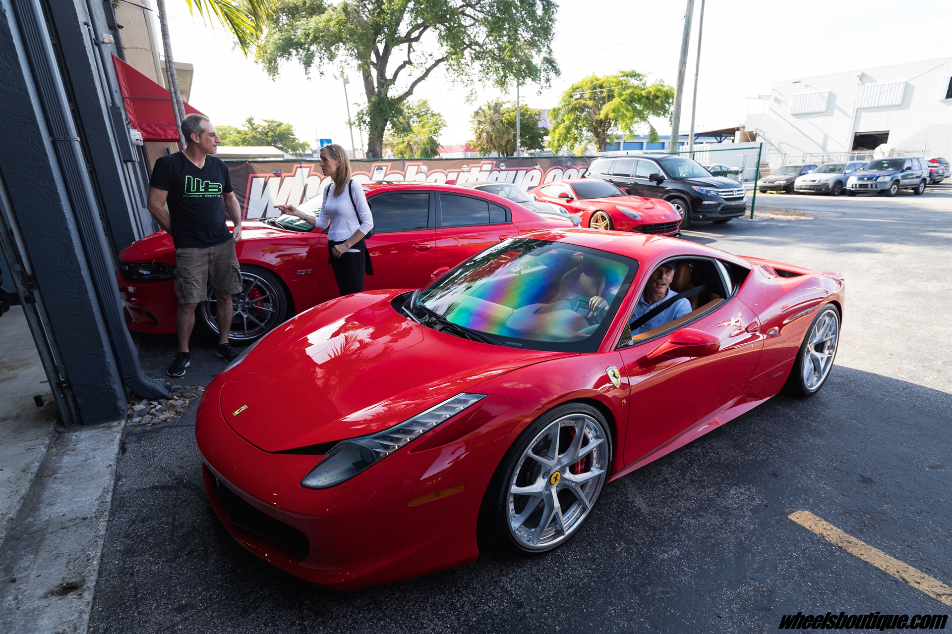 Ferrari 458 | Rosso Corza | on HRE S101 | Brushed Clear