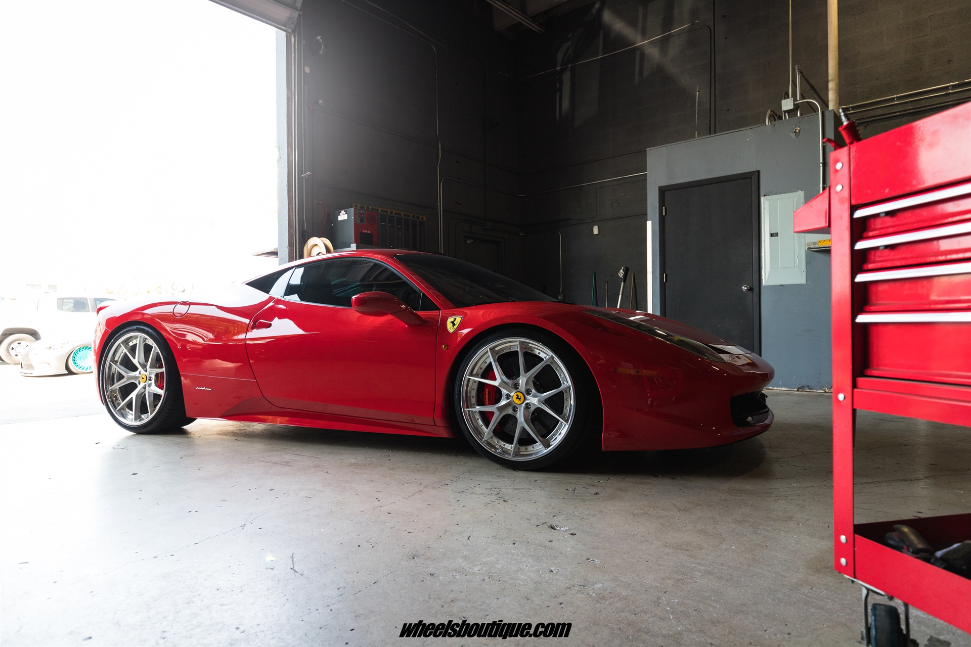Ferrari 458 | Rosso Corza | on HRE S101 | Brushed Clear