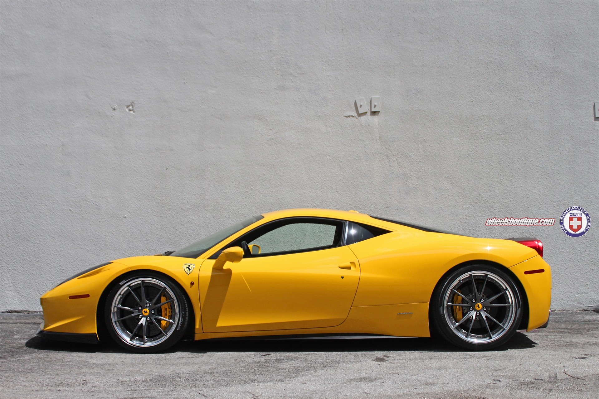Ferrari 458 | Giallo Modena | on HRE S104 | Frozen Dark Clear