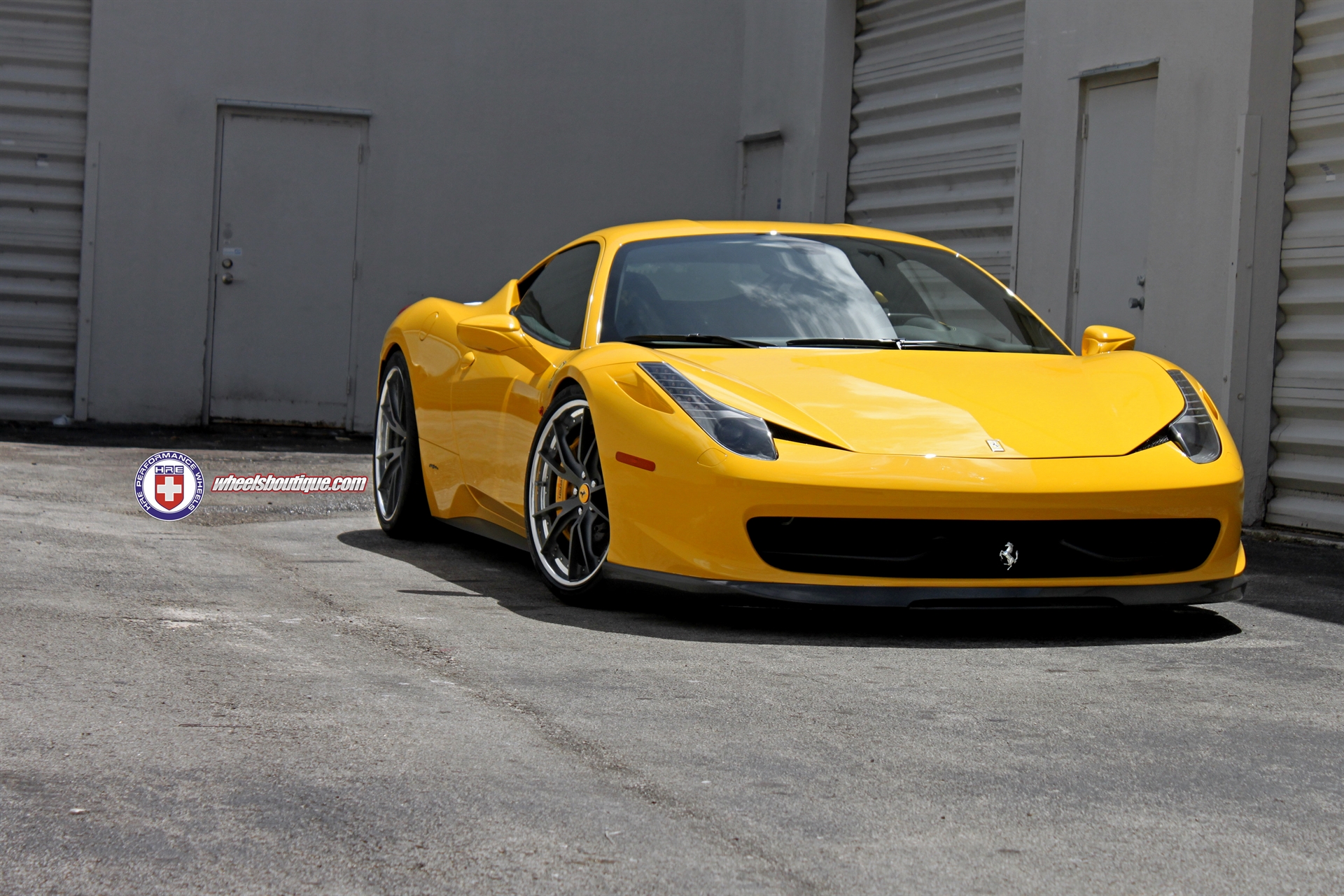 Ferrari 458 | Giallo Modena | on HRE S104 | Frozen Dark Clear