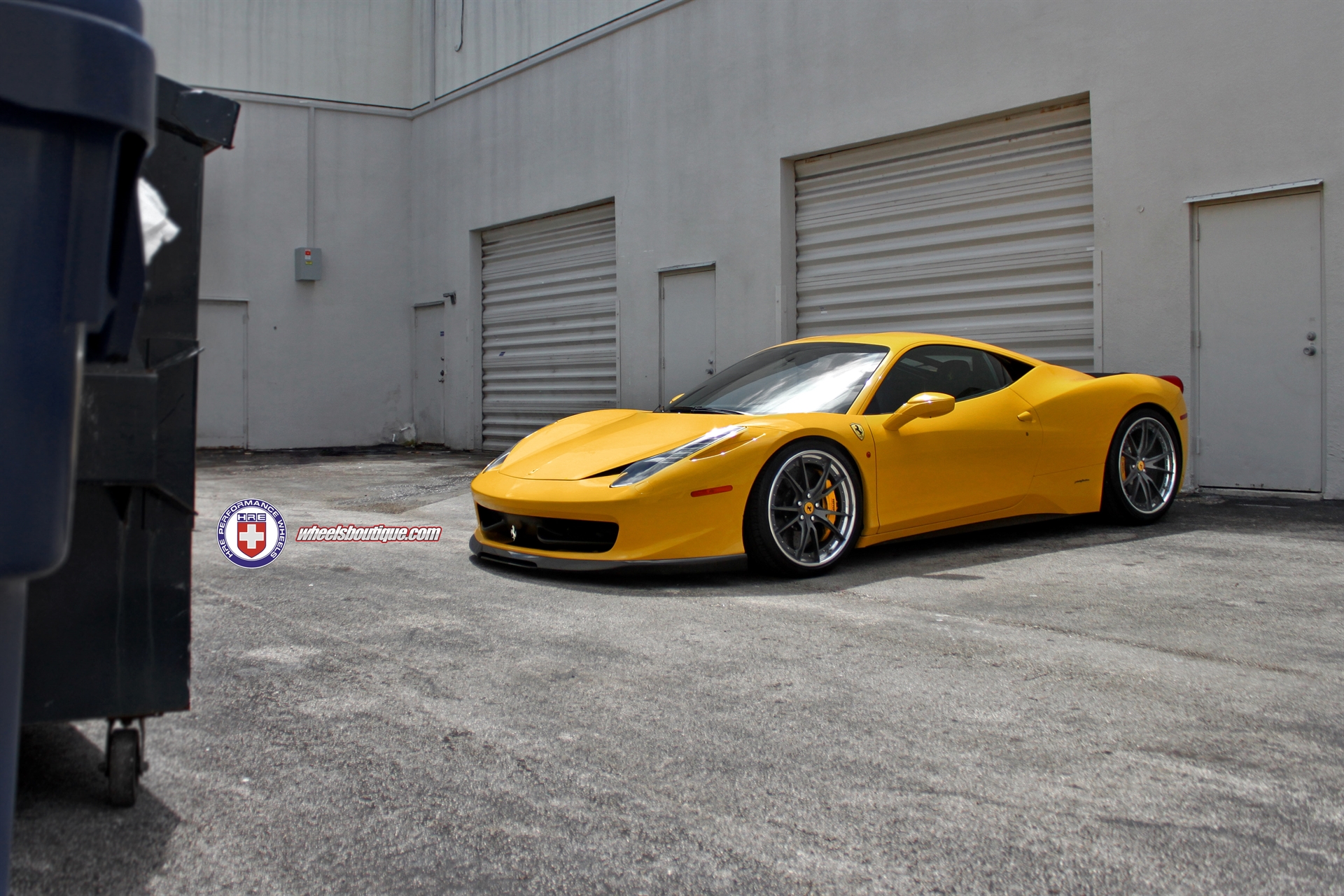 Ferrari 458 | Giallo Modena | on HRE S104 | Frozen Dark Clear