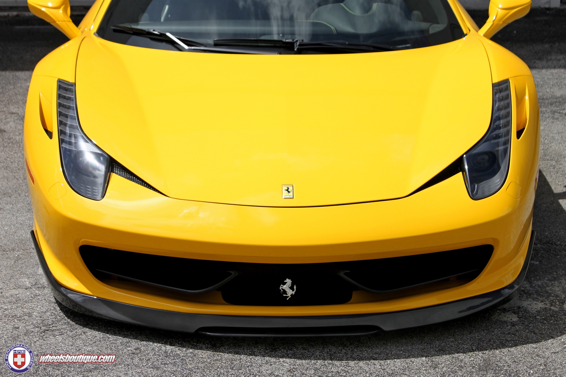Ferrari 458 | Giallo Modena | on HRE S104 | Frozen Dark Clear