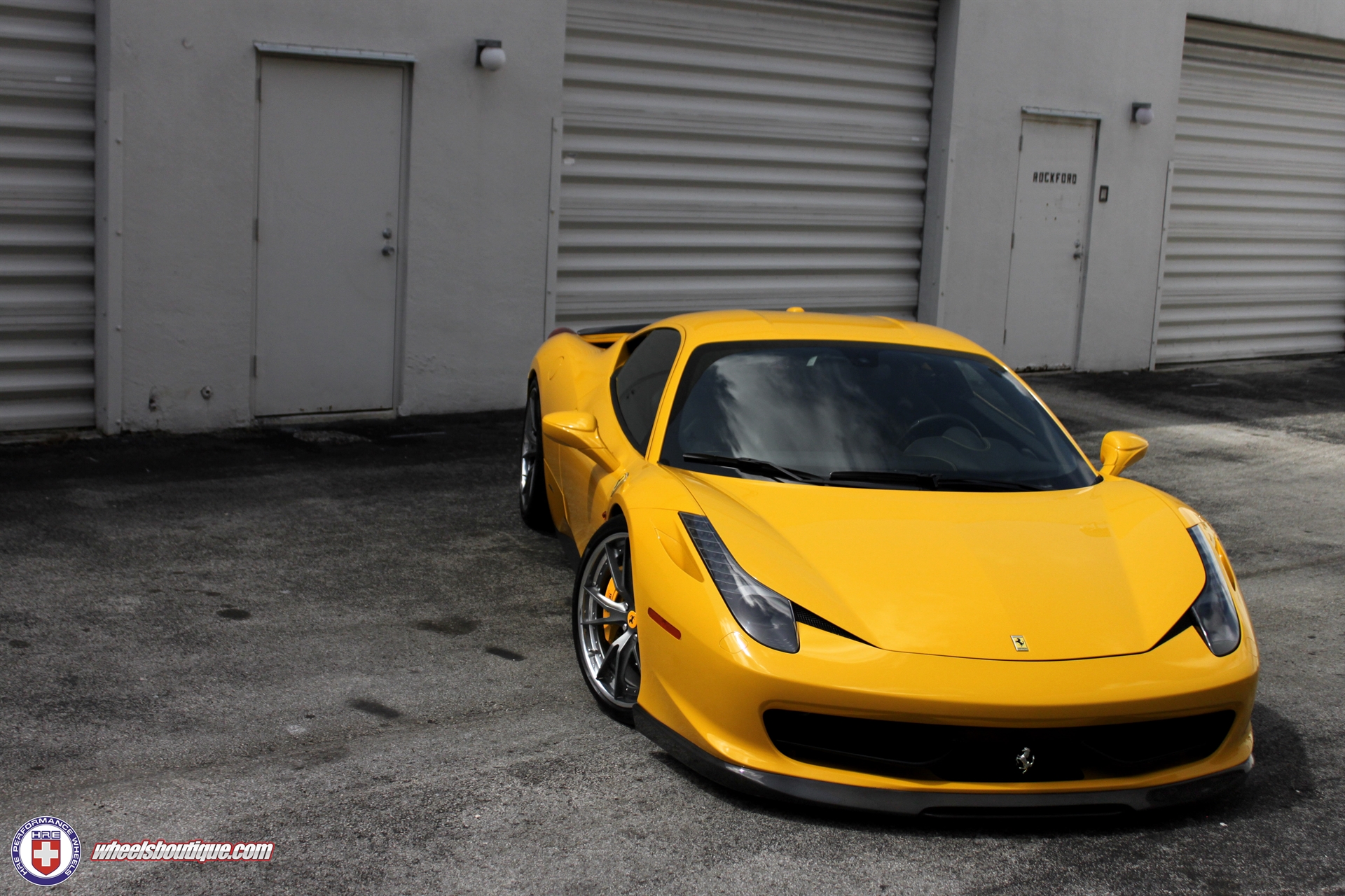 Ferrari 458 | Giallo Modena | on HRE S104 | Frozen Dark Clear