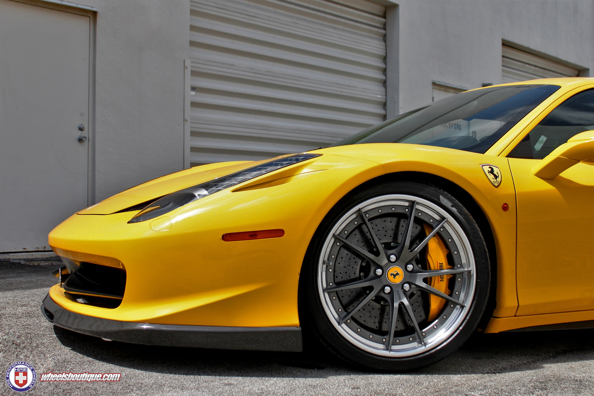 Ferrari 458 | Giallo Modena | on HRE S104 | Frozen Dark Clear