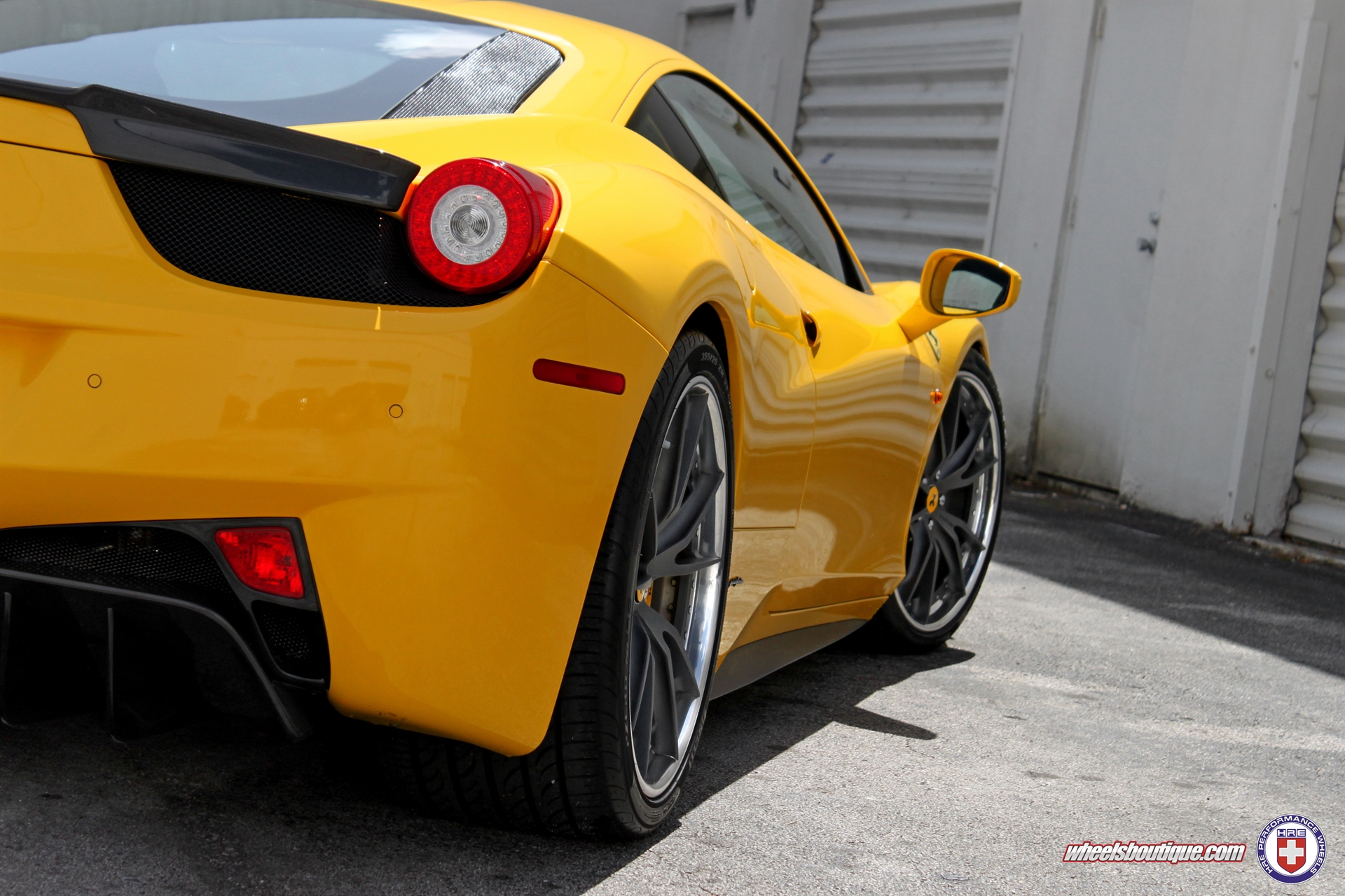Ferrari 458 | Giallo Modena | on HRE S104 | Frozen Dark Clear