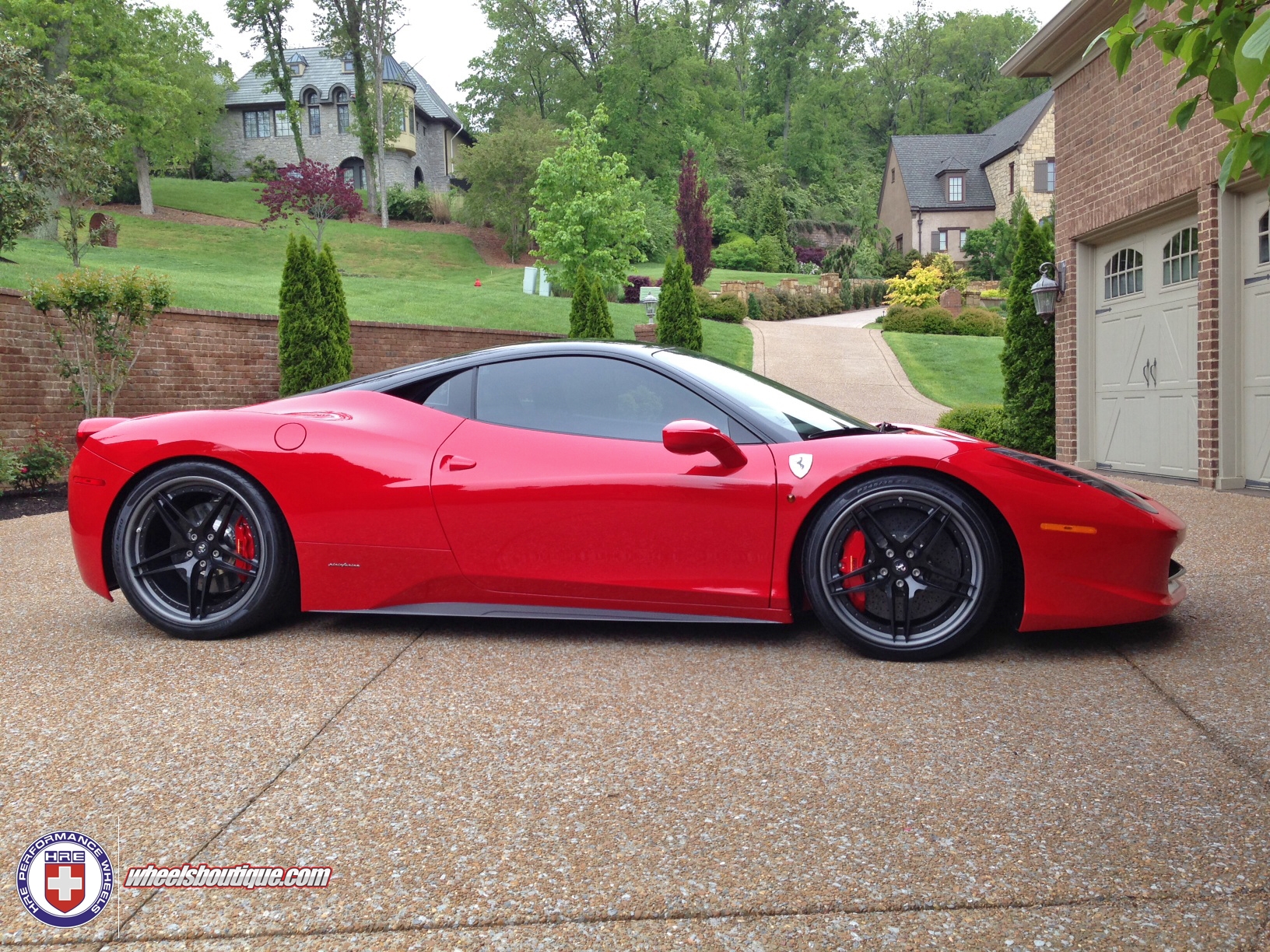 Ferrari 458 Spider | Rosso Corsa | on HRE S107 | Satin Black