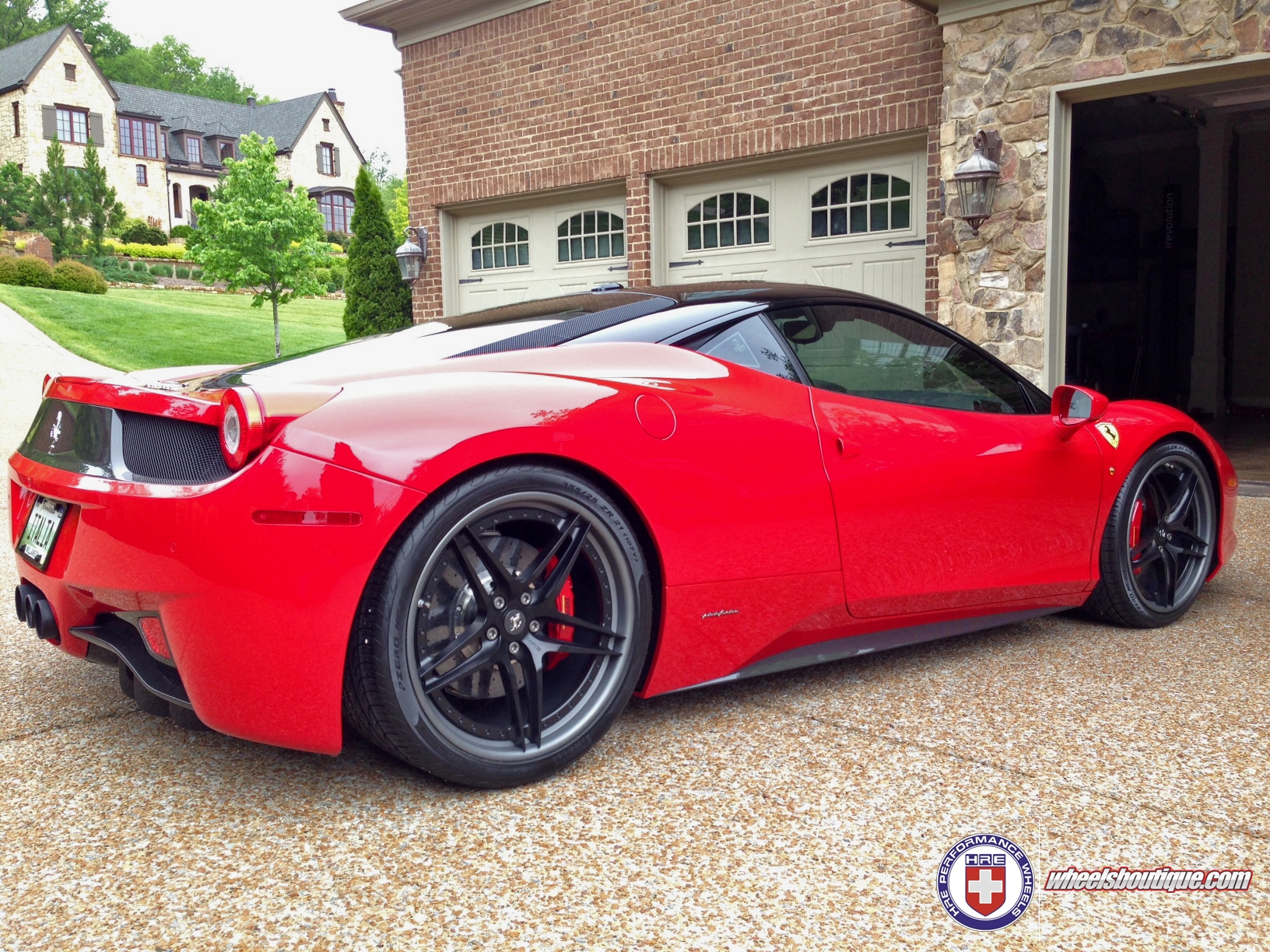 Ferrari 458 Spider | Rosso Corsa | on HRE S107 | Satin Black