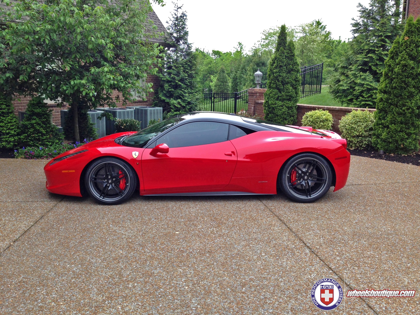 Ferrari 458 Spider | Rosso Corsa | on HRE S107 | Satin Black