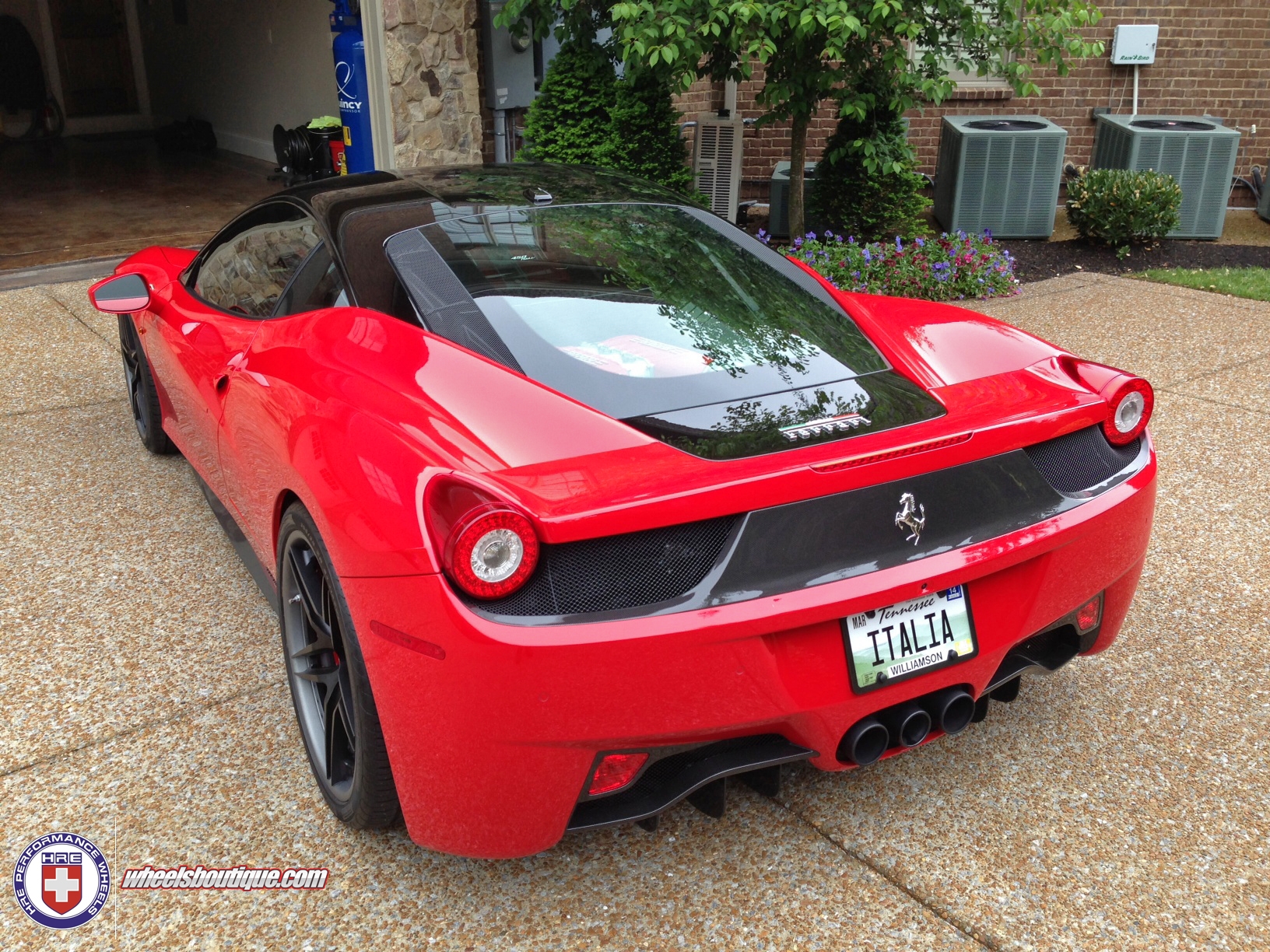 Ferrari 458 Spider | Rosso Corsa | on HRE S107 | Satin Black