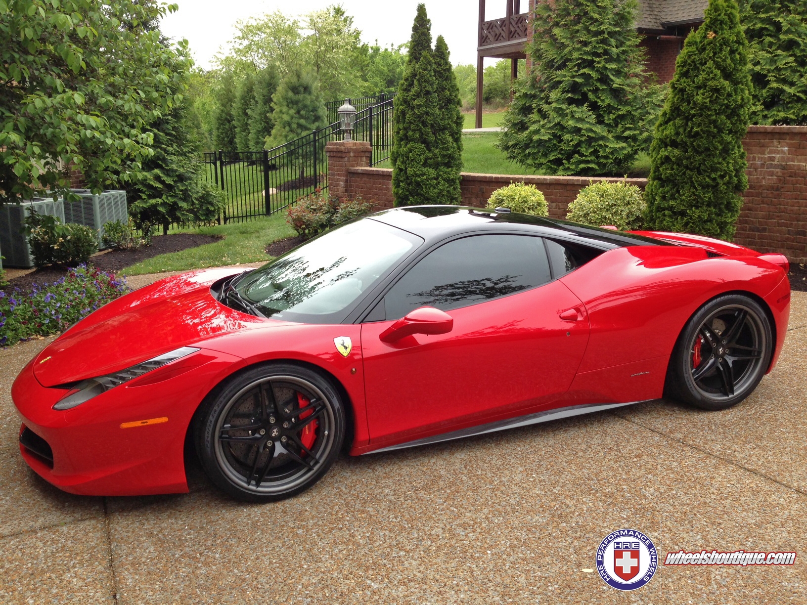 Ferrari 458 Spider | Rosso Corsa | on HRE S107 | Satin Black