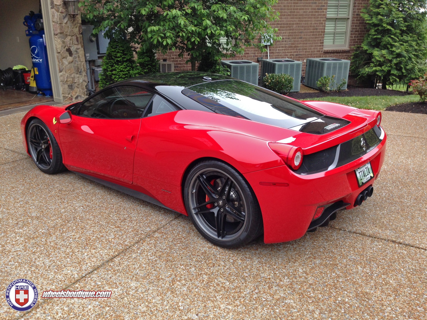 Ferrari 458 Spider | Rosso Corsa | on HRE S107 | Satin Black