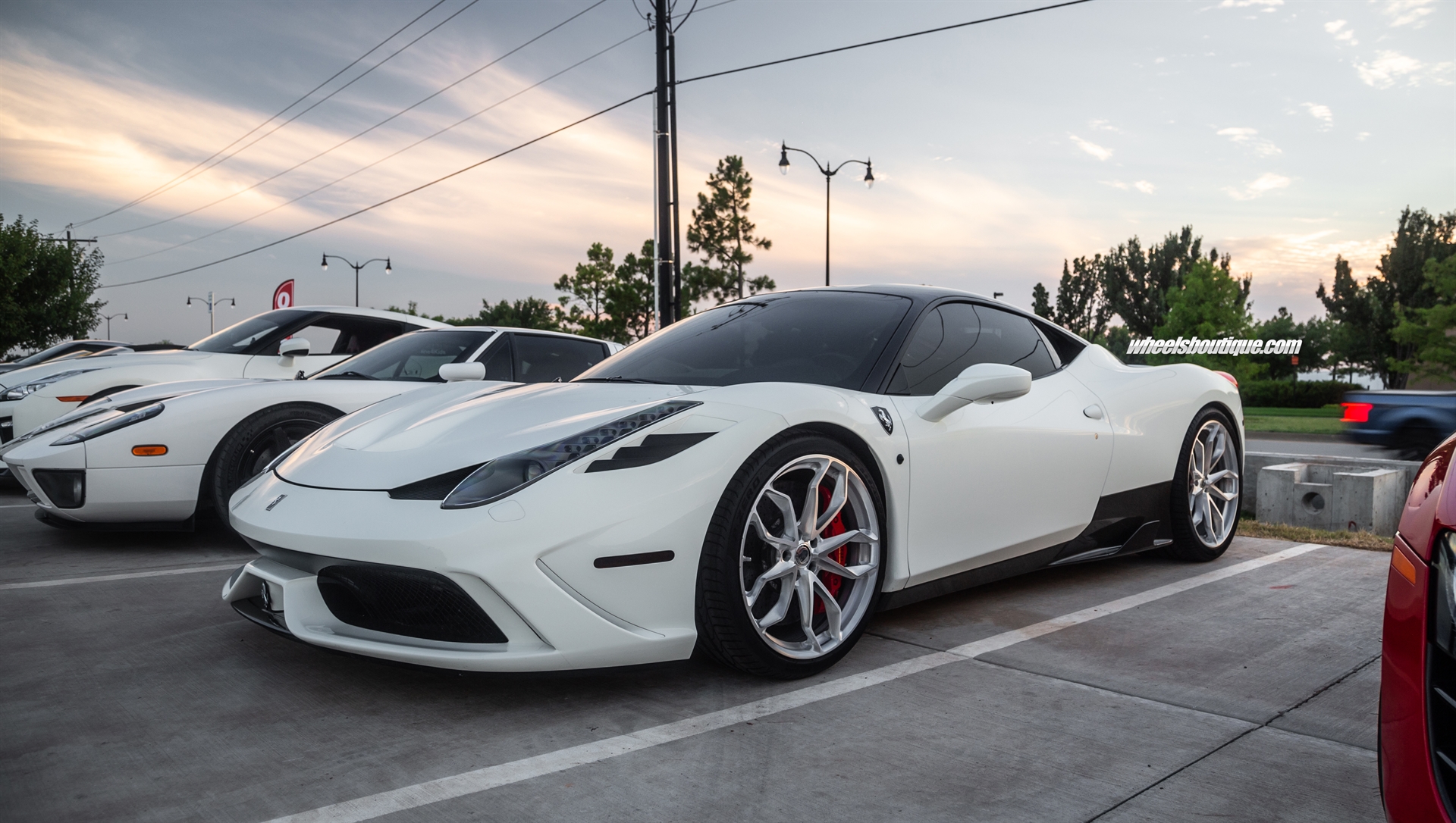 Ferrari 458 Speciale | Bianco Avus | on HRE P201 | Brushed Clear