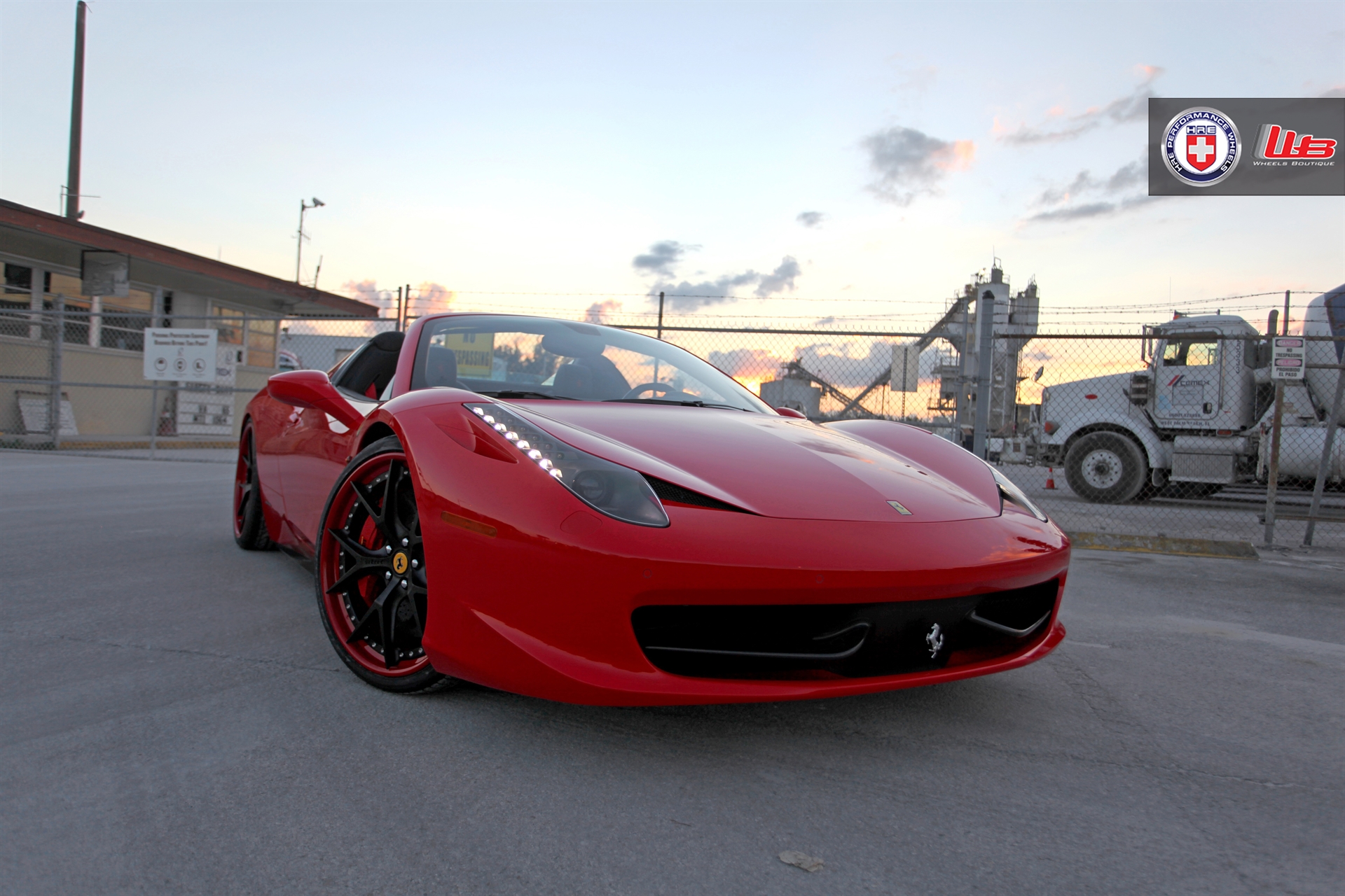 Ferrari 458 Spider | Rosso Corsa | on HRE S101 | Satin Black