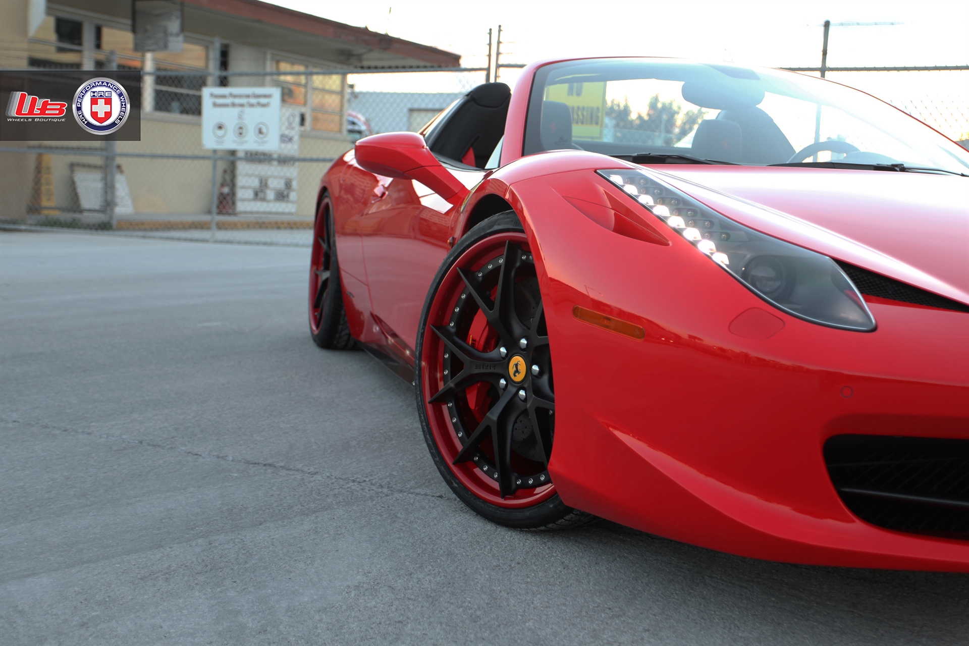 Ferrari 458 Spider | Rosso Corsa | on HRE S101 | Satin Black