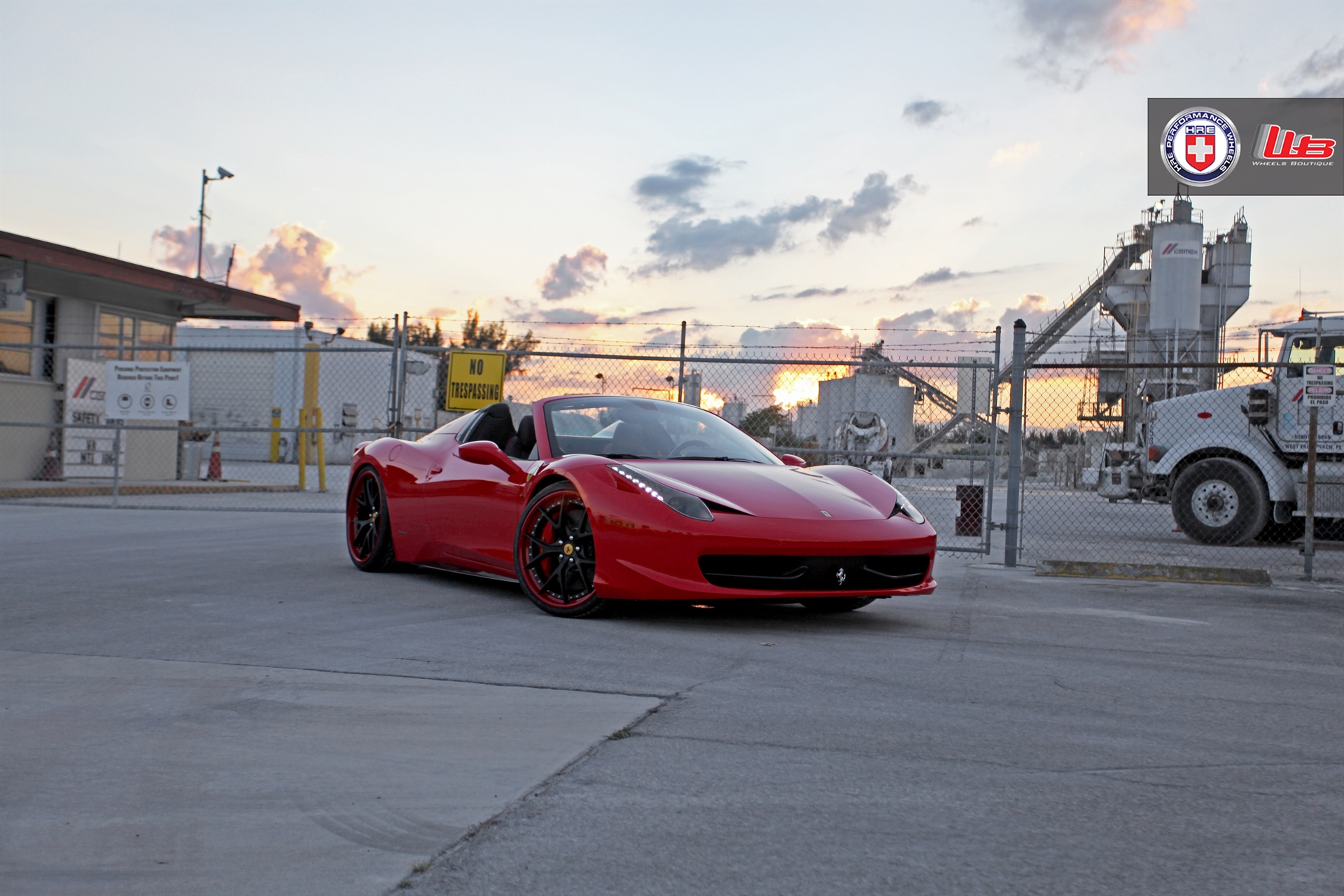 Ferrari 458 Spider | Rosso Corsa | on HRE S101 | Satin Black
