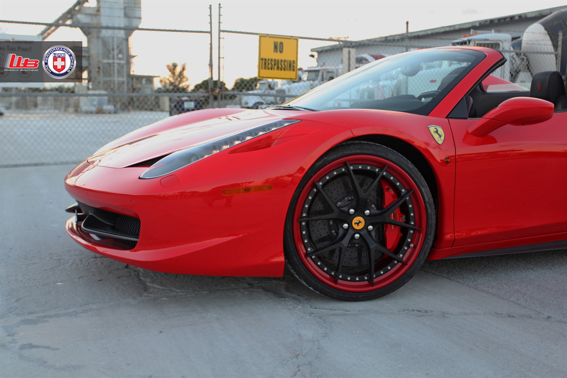 Ferrari 458 Spider | Rosso Corsa | on HRE S101 | Satin Black