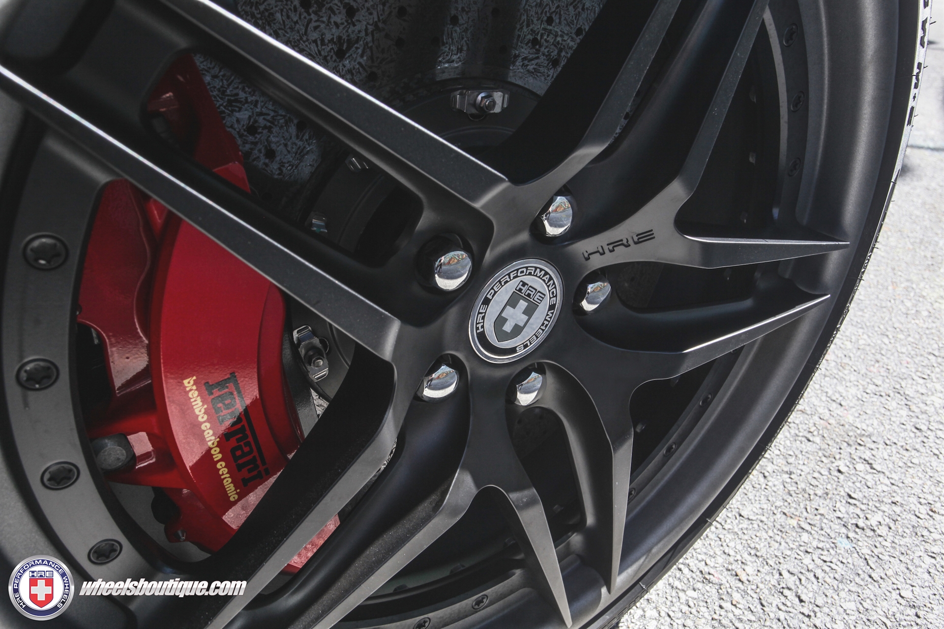 Ferrari 458 Spider | Grigio Medio | on HRE S107 | Satin Black
