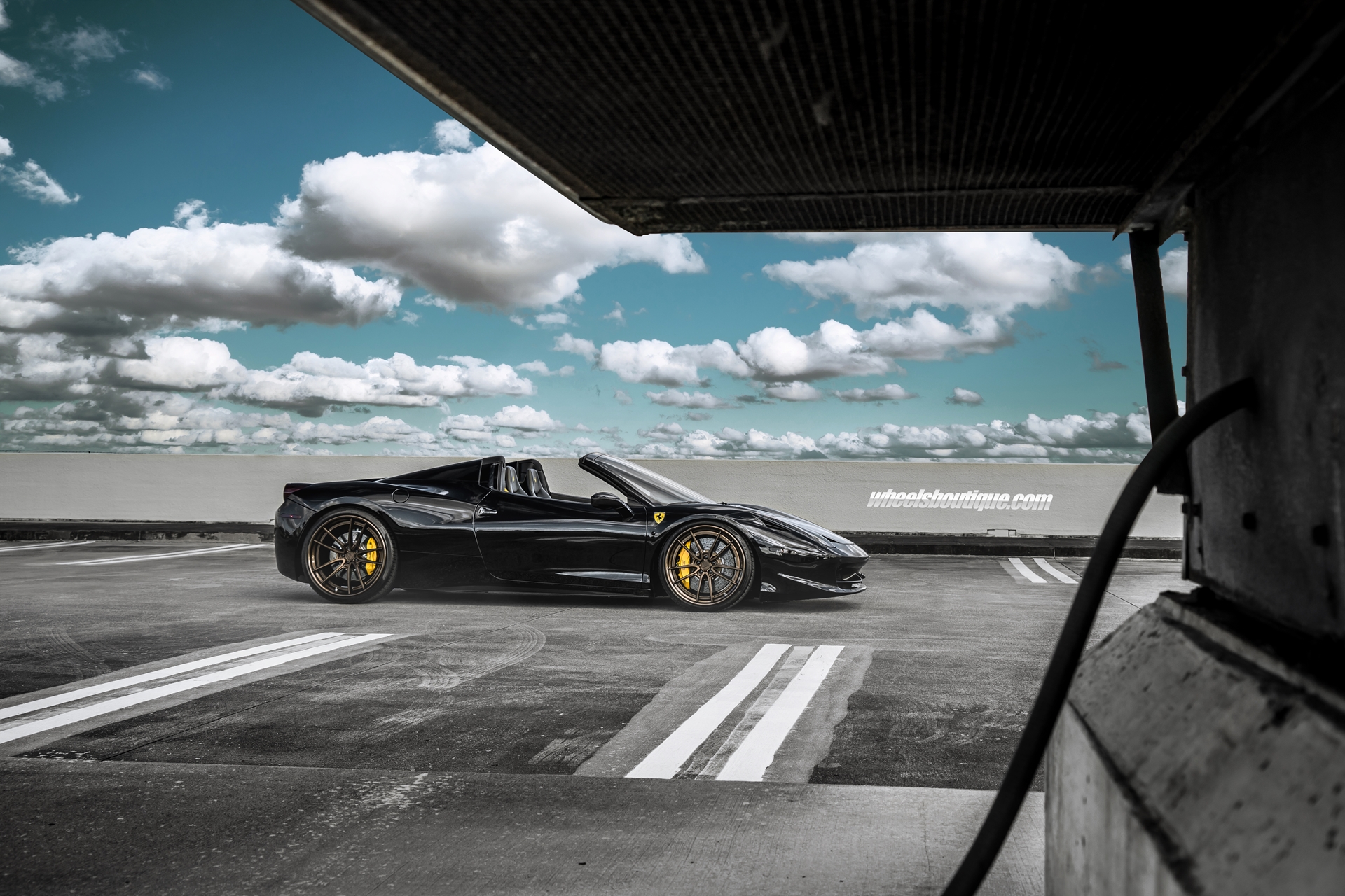 Ferrari 458 Spider | Nero | on ANRKY AN34 | Satin Bronze
