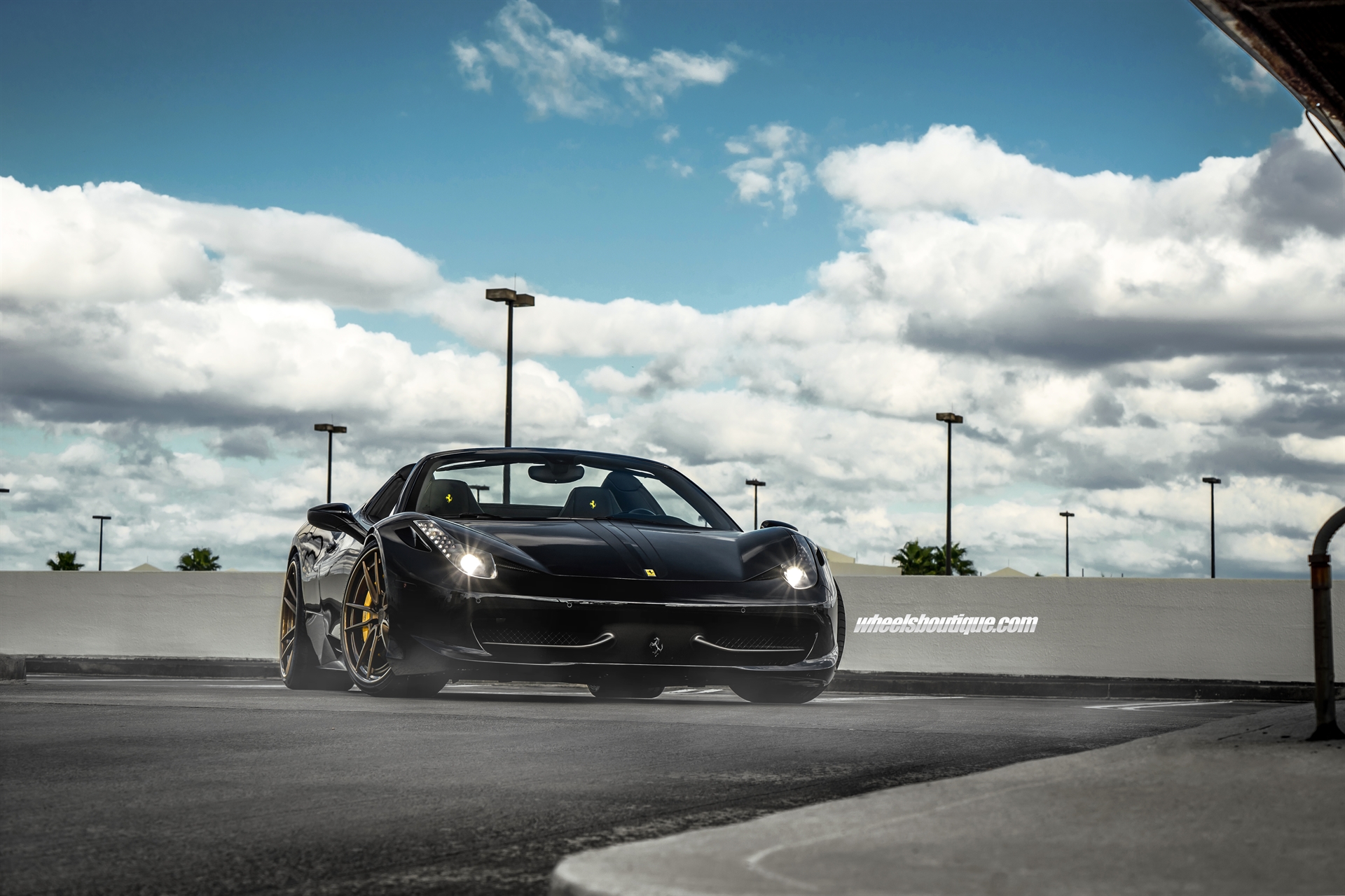 Ferrari 458 Spider | Nero | on ANRKY AN34 | Satin Bronze