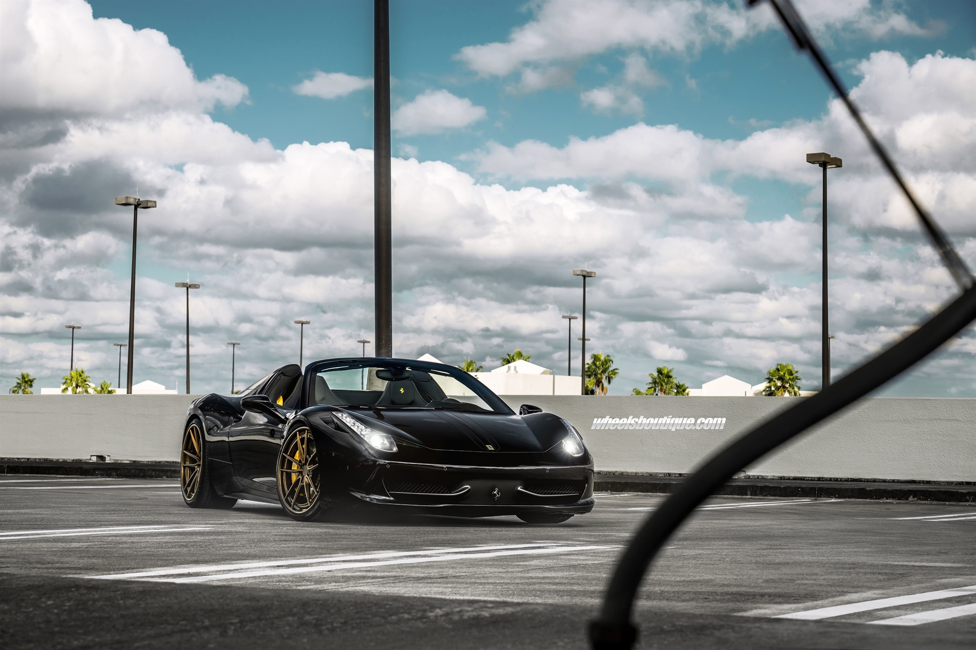 Ferrari 458 Spider | Nero | on ANRKY AN34 | Satin Bronze
