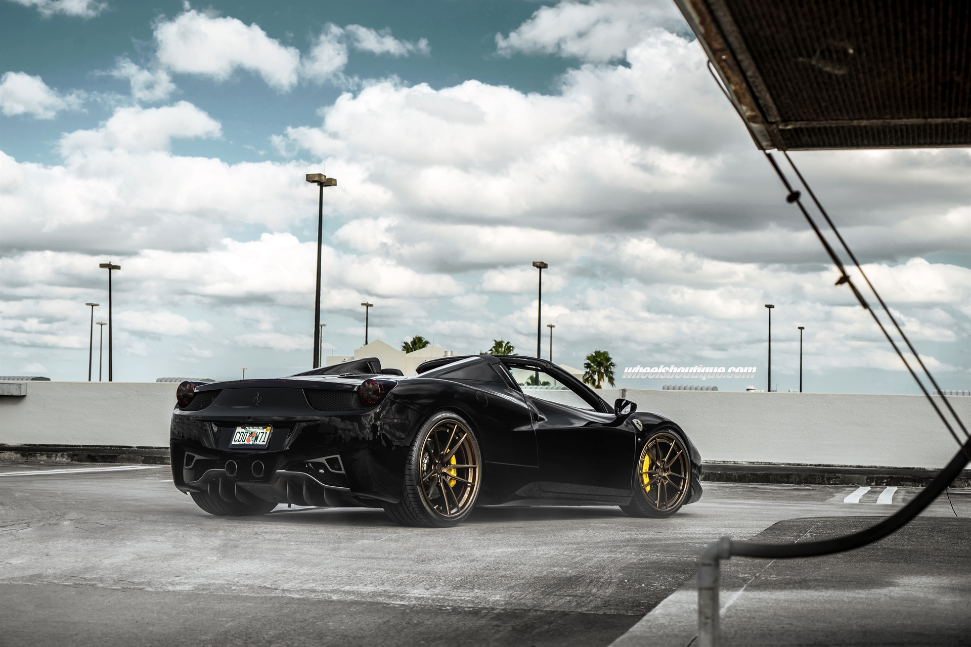 Ferrari 458 Spider | Nero | on ANRKY AN34 | Satin Bronze