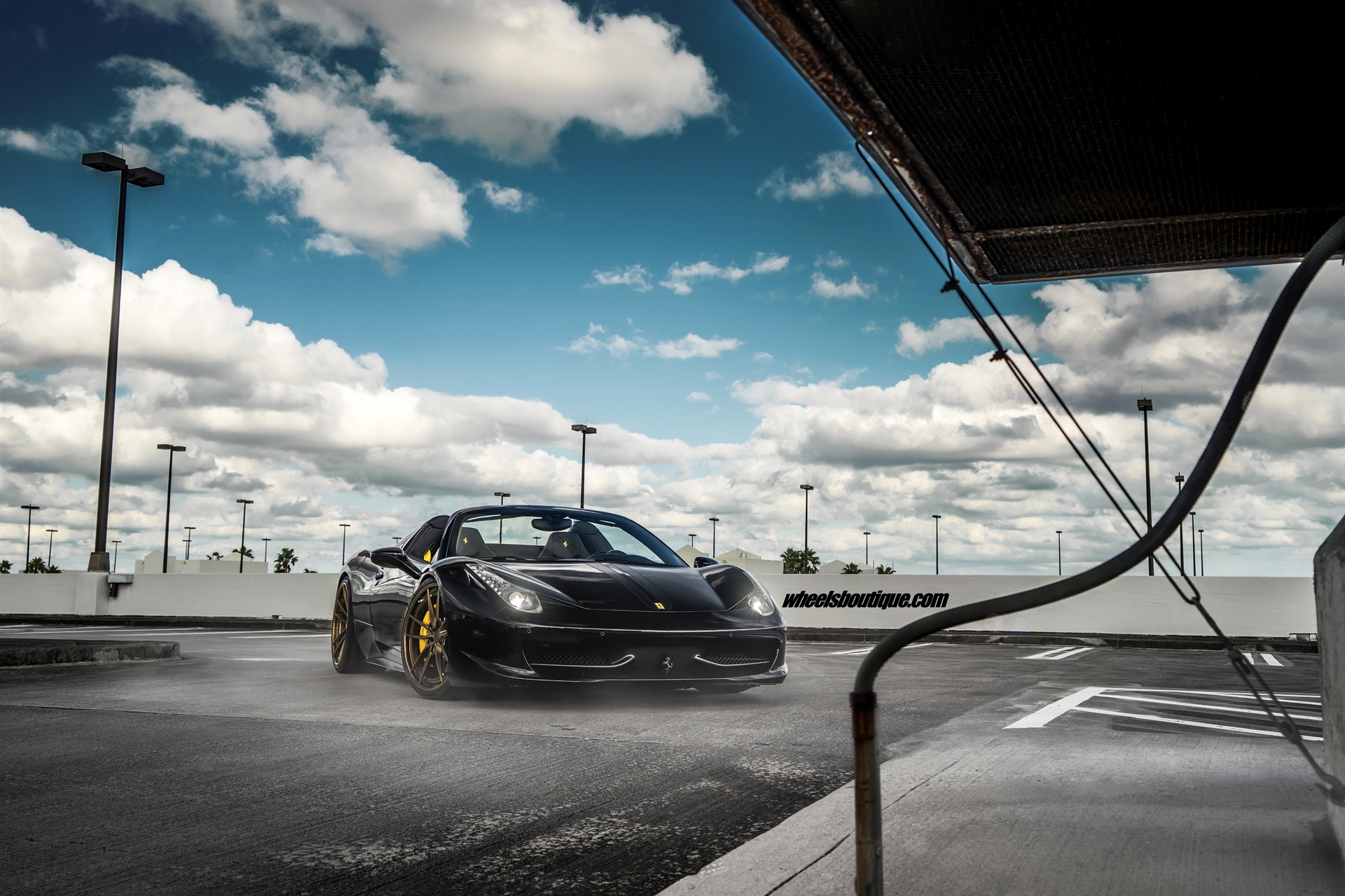 Ferrari 458 Spider | Nero | on ANRKY AN34 | Satin Bronze