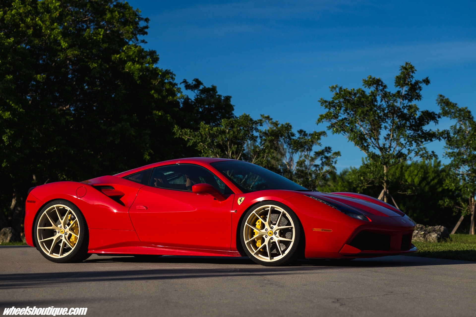 Ferrari 488 | Rosso Corsa | HRE P101 | Satin Champagne
