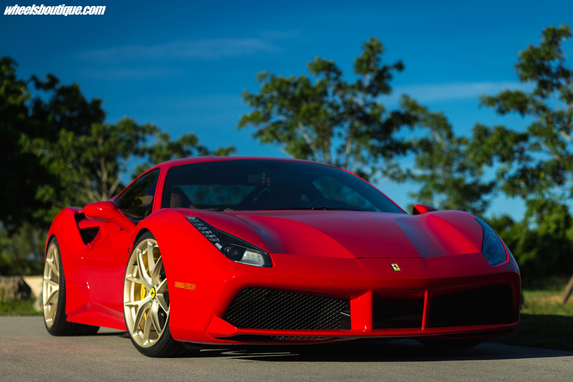 Ferrari 488 | Rosso Corsa | HRE P101 | Satin Champagne