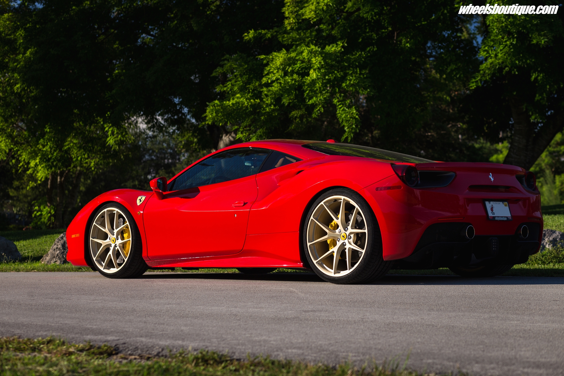 Ferrari 488 | Rosso Corsa | HRE P101 | Satin Champagne