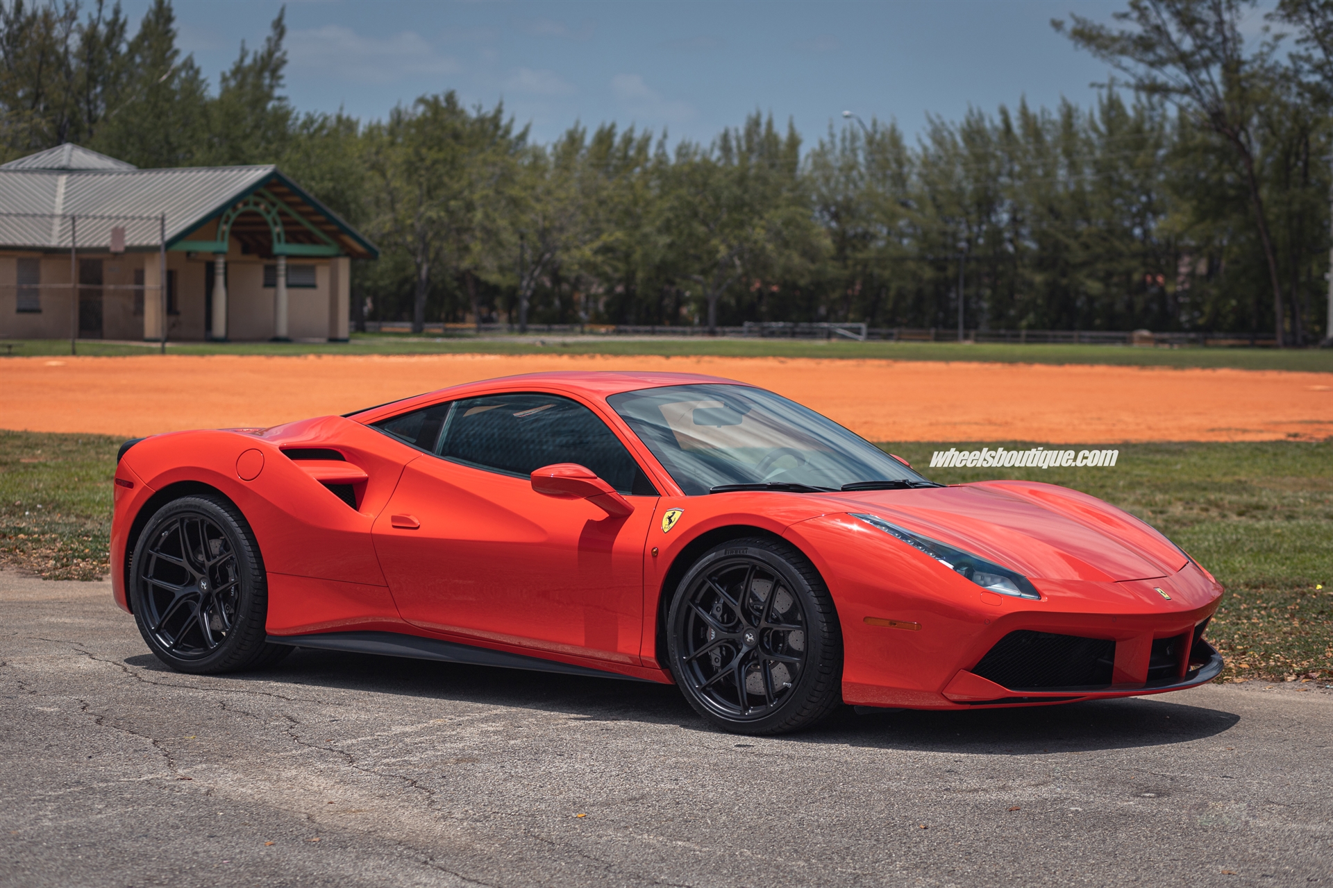 Ferrari 488 | Rosso Corsa | HRE R101 Lightweight | Satin Black