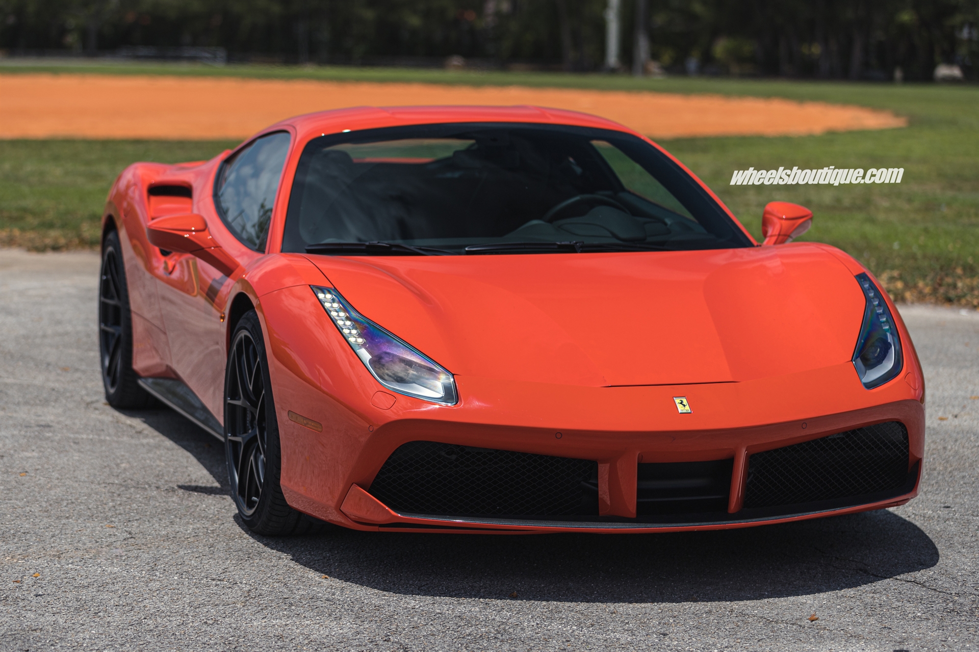 Ferrari 488 | Rosso Corsa | HRE R101 Lightweight | Satin Black