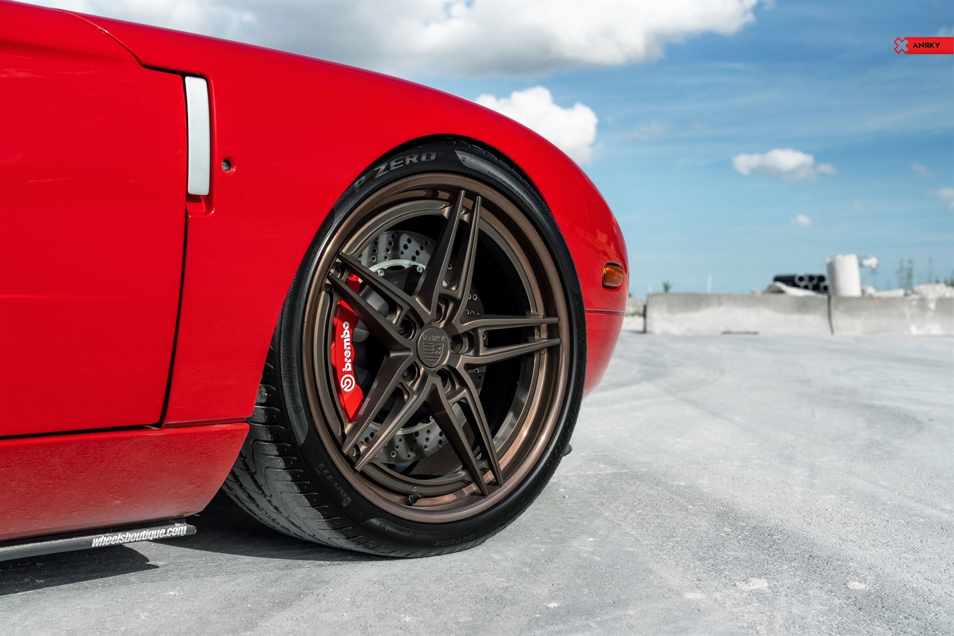 Ford GT MK1 | Ruby Red | on ANRKY AN37 | Satin Bronze