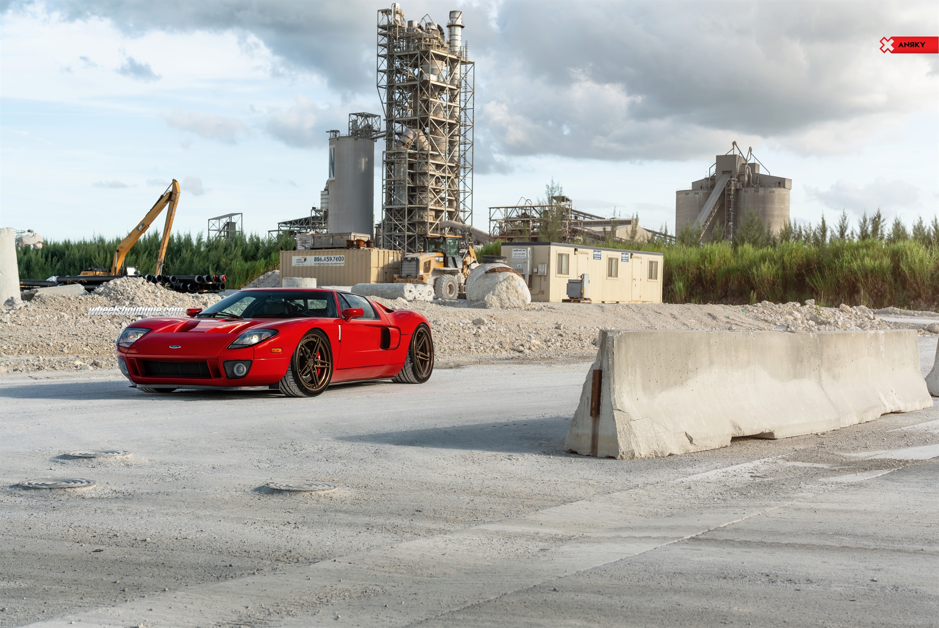 Ford GT MK1 | Ruby Red | on ANRKY AN37 | Satin Bronze