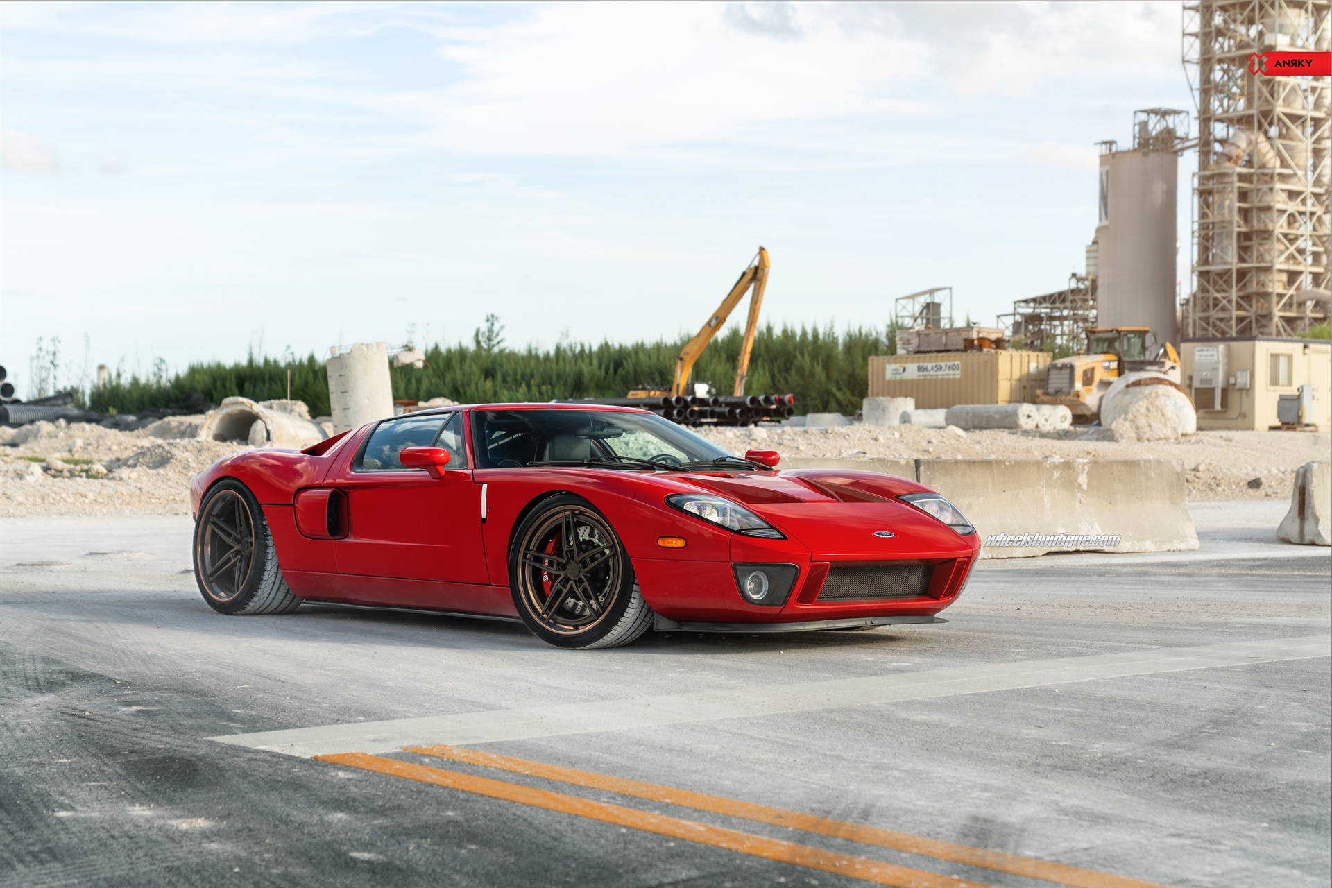 Ford GT MK1 | Ruby Red | on ANRKY AN37 | Satin Bronze