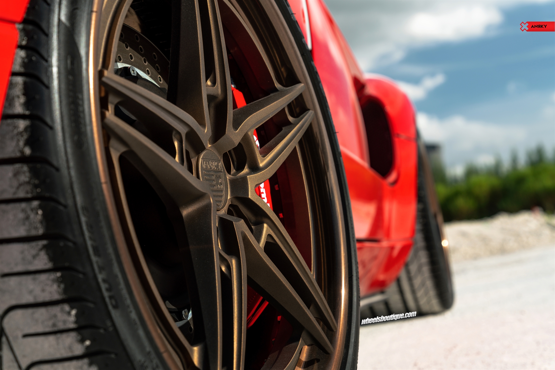 Ford GT MK1 | Ruby Red | on ANRKY AN37 | Satin Bronze