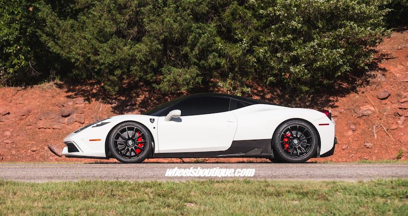 Ferrari 458 Speciale | Bianco Avus | on HRE RC103 | Satin Black
