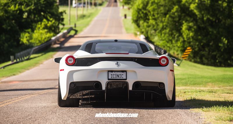 Ferrari 458 Speciale | Bianco Avus | on HRE RC103 | Satin Black