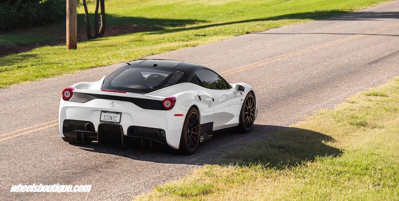 Ferrari 458 Speciale | Bianco Avus | on HRE RC103 | Satin Black
