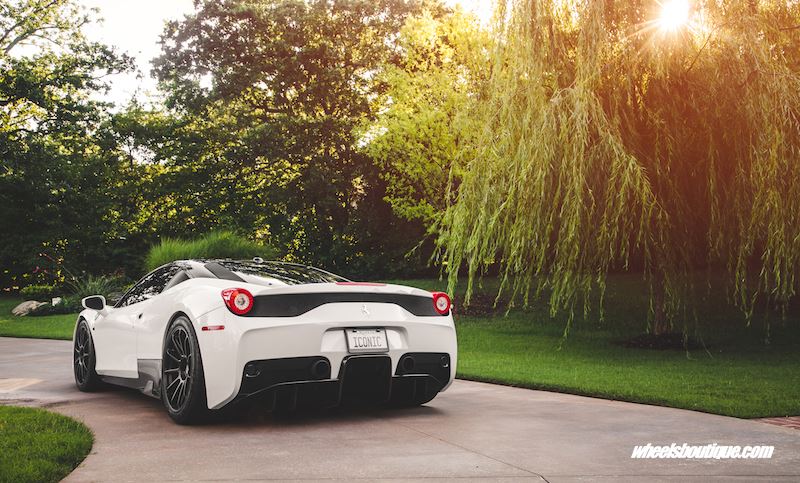 Ferrari 458 Speciale | Bianco Avus | on HRE RC103 | Satin Black