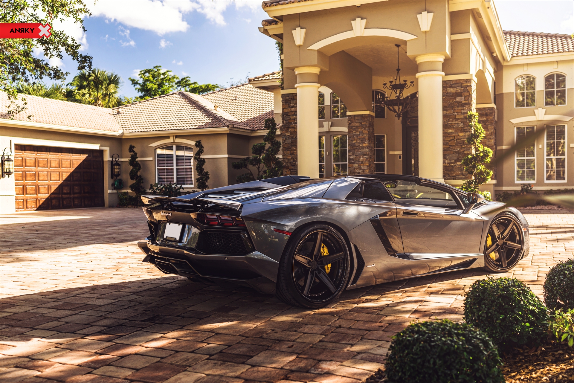 Lamborghini Aventador | | on ANRKY AN35 | Satin Black