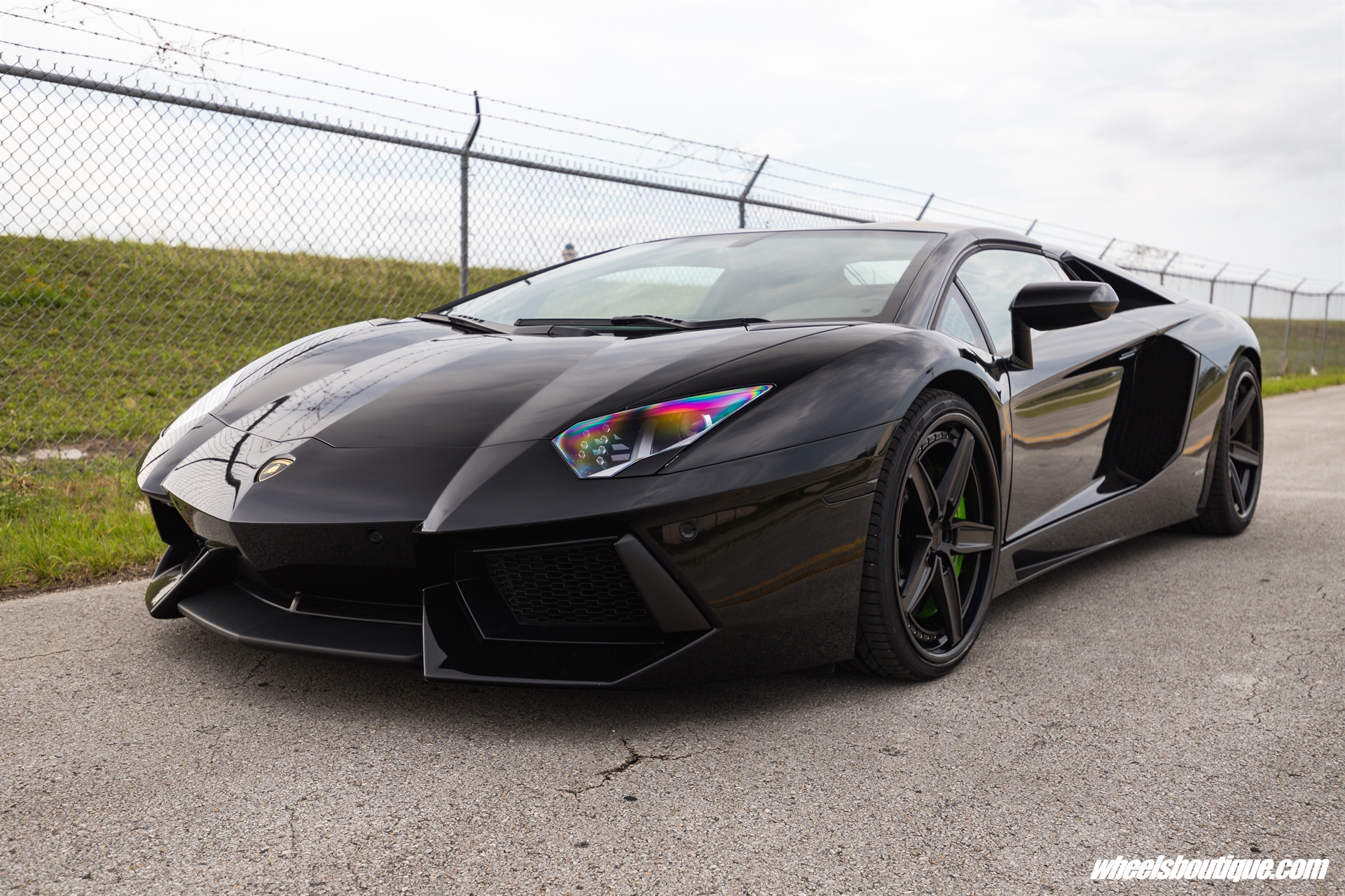 Lamborghini Aventador | | on ANRKY AN35 | Satin Black