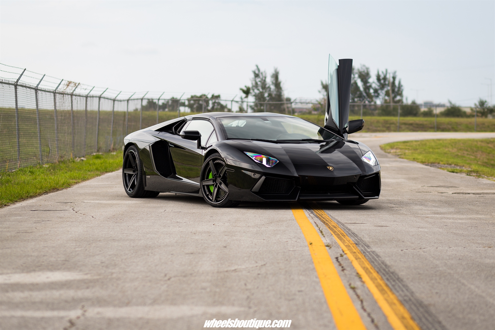 Lamborghini Aventador | | on ANRKY AN35 | Satin Black