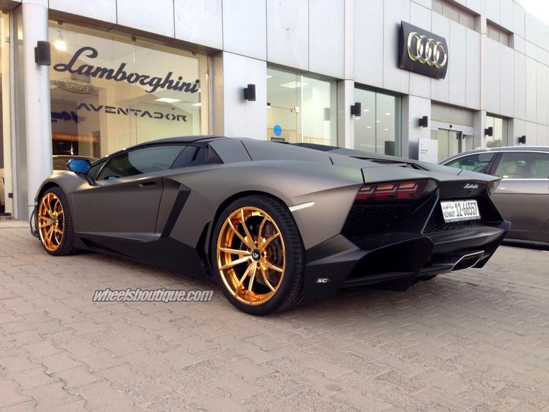 Lamborghini Aventador | | on Forgiato F2.01 | 24k Gold