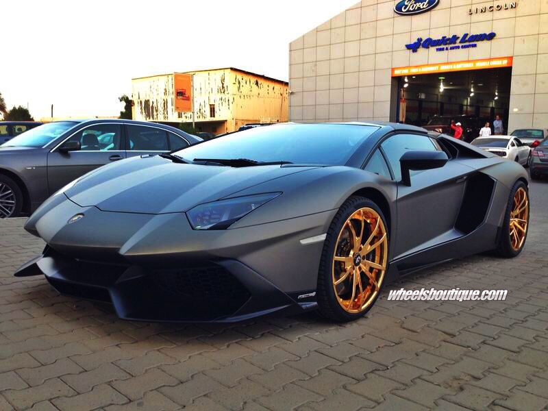 Lamborghini Aventador | | on Forgiato F2.01 | 24k Gold