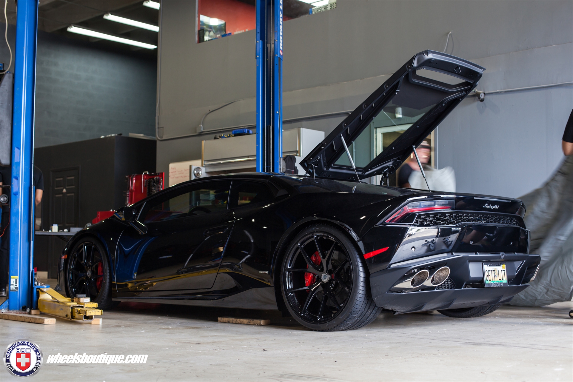 Lamborghini Huracan |  | on HRE P101 | Gloss Black