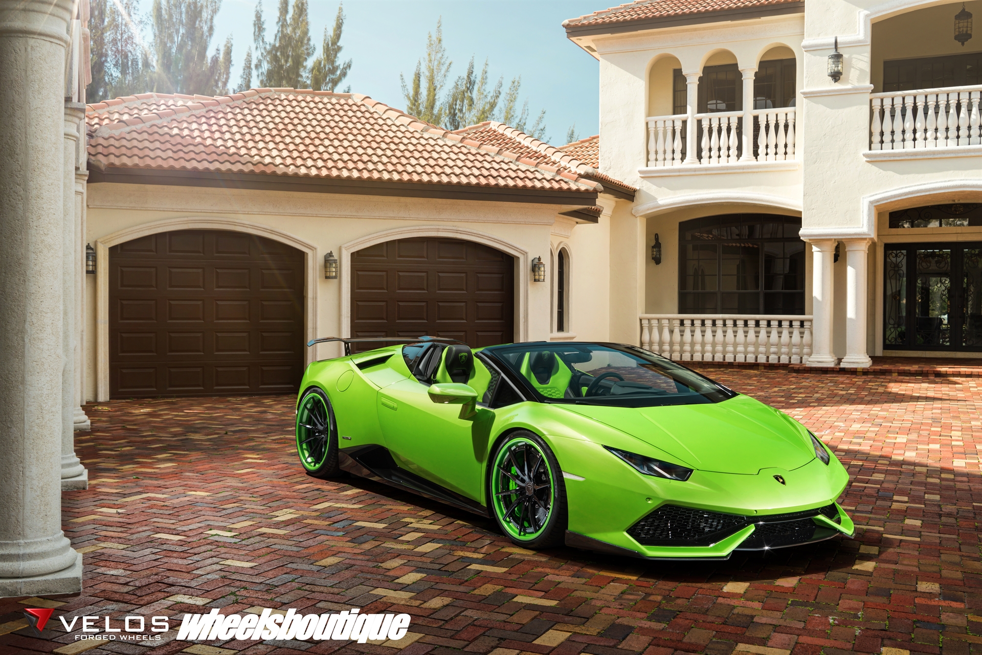 Lamborghini Huracan | Verde Ithaca | on Velos S10 | Satin Black