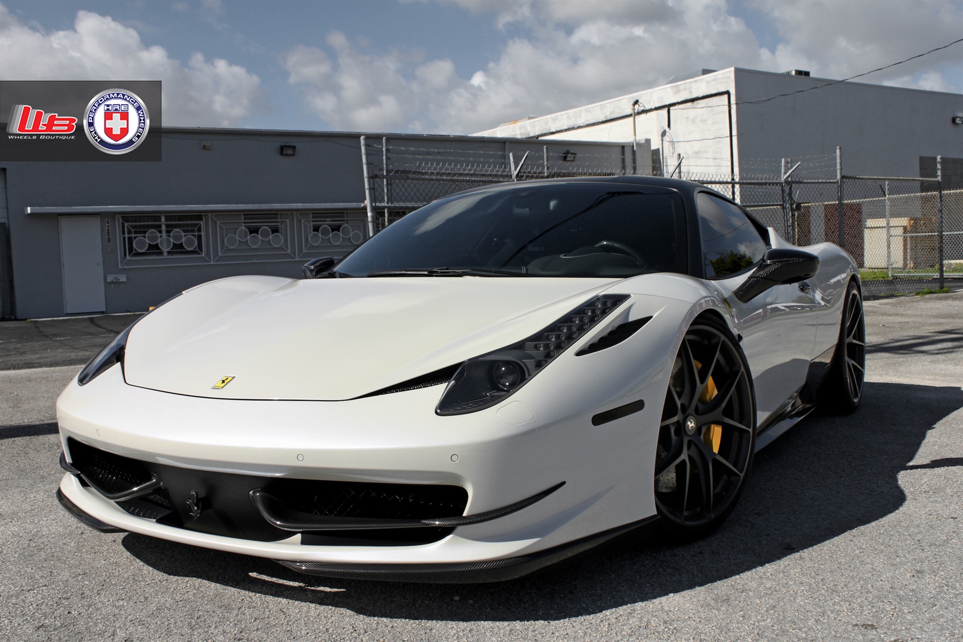 Ferrari 458 – TK | Bianco Avus | on HRE P101 | Satin Black